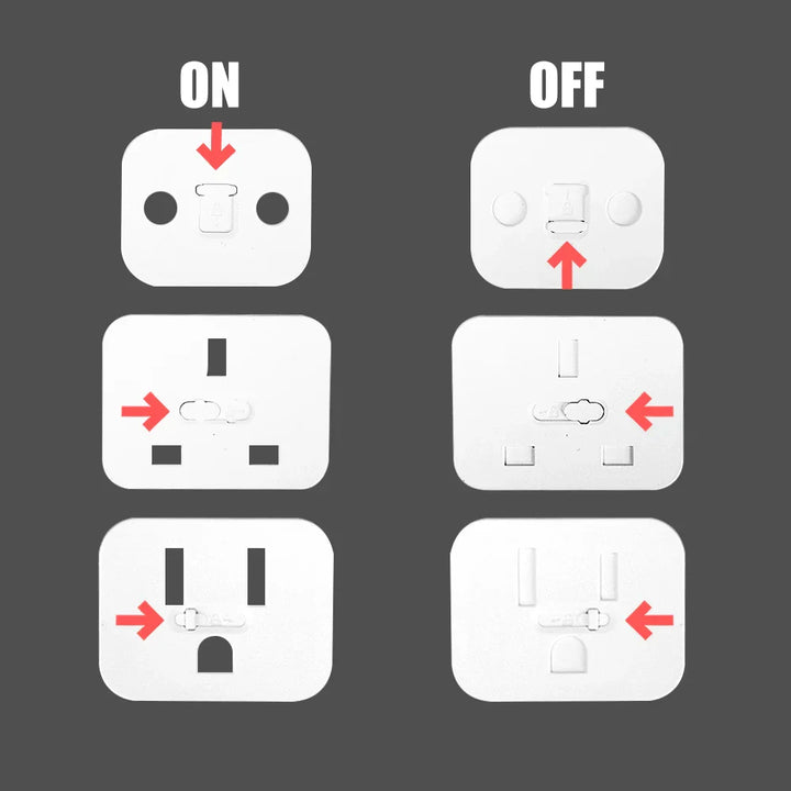Lisslune | Slide Lock Protective Childproof Power Socket Cover