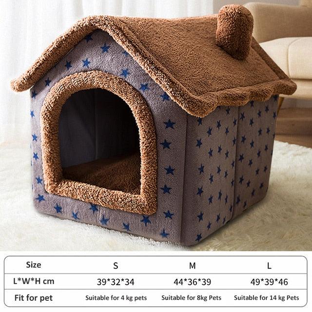 Lisslune | Luxurious Arctic Plush Travel Bed for Small Pets - Ultimate Comfort and Portability