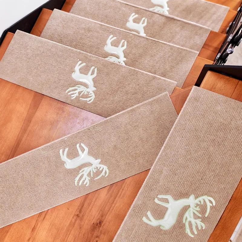 Lisslune | Stylish and Safe Plush Stair Mat Collection with Elegant Patterns