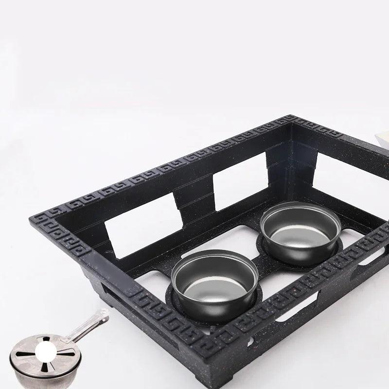 Lisslune | Gourmet Seafood Culinary Tower Set with Stainless Steel Alcohol Flame Burner