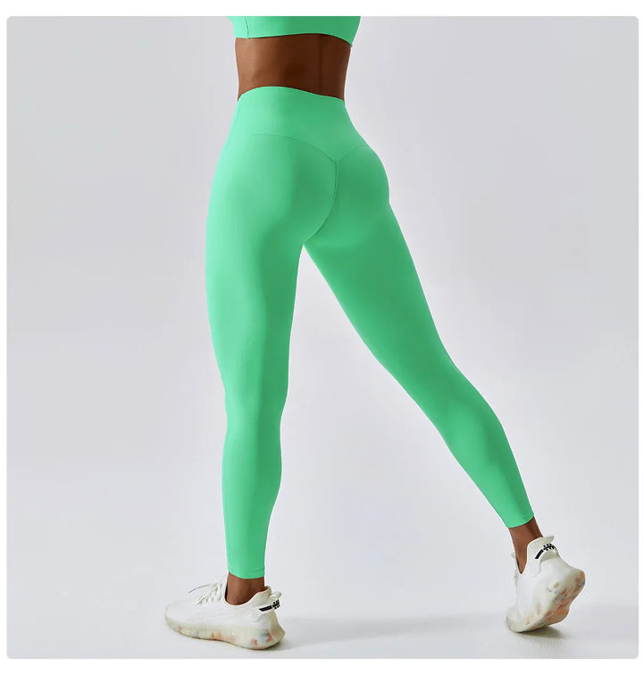 Lisslune | Breathable Push-Up Yoga Leggings with Peach Lift