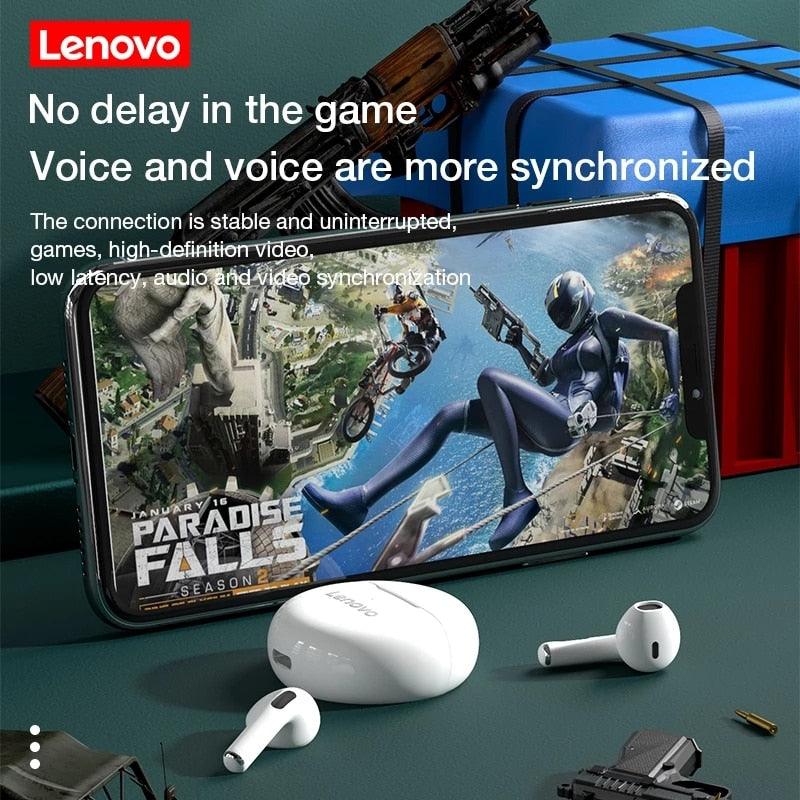 Lisslune | Lenovo HT38 Waterproof True Wireless Earbuds with Active Noise Cancellation and Bluetooth 5.0