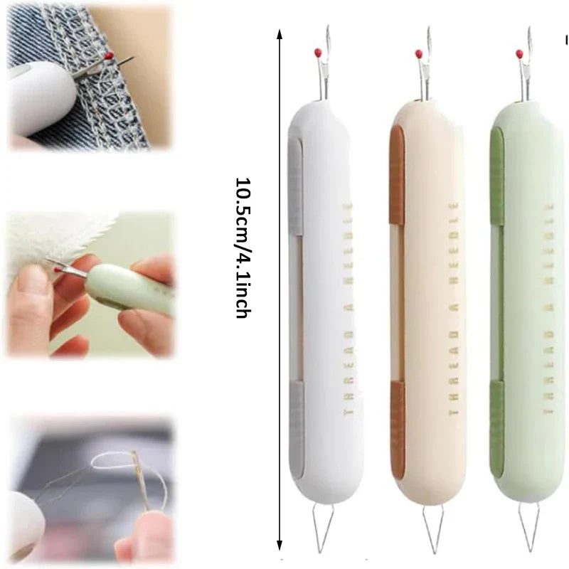 Lisslune | Dual-Purpose Needle Threader Seam Ripper Tool