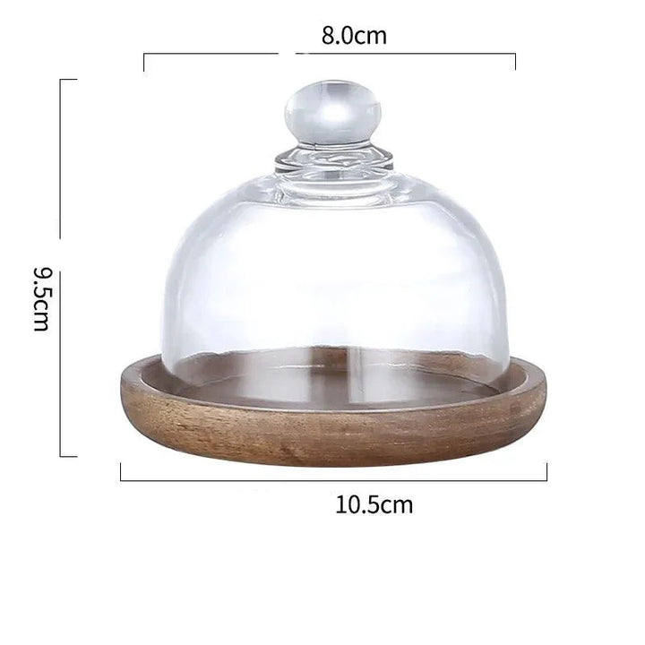 Lisslune | Stylish eco-friendly glass storage jars with acacia wood lids for chic kitchen organization