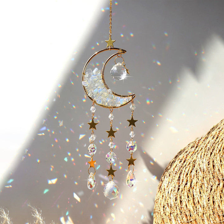 Lisslune | Crystal Sun Catcher Moon Decor