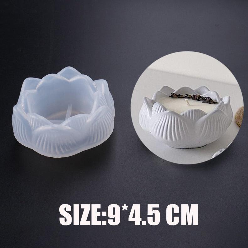 Lisslune | Round Silicone Molds for Creative Candle Holders and Stylish Plant Pots: Elevate Your Home Decor Projects