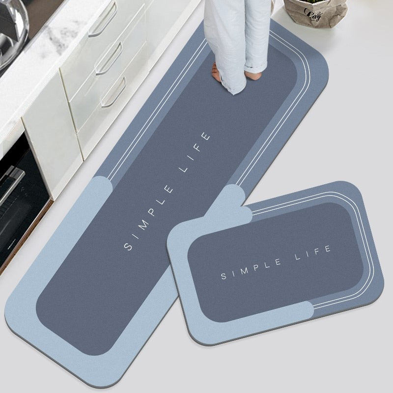 Lisslune | Modern Water Absorbent Anti-slip Area Rugs
