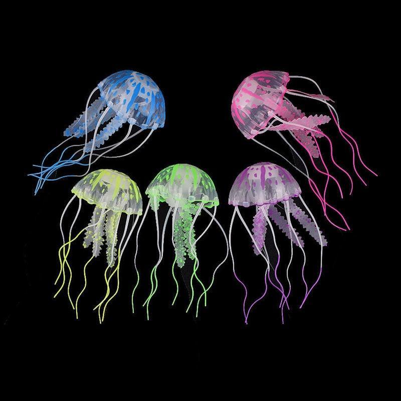 Lisslune | Glowing Jellyfish Aquarium Decoration for Charming Underwater Decoration