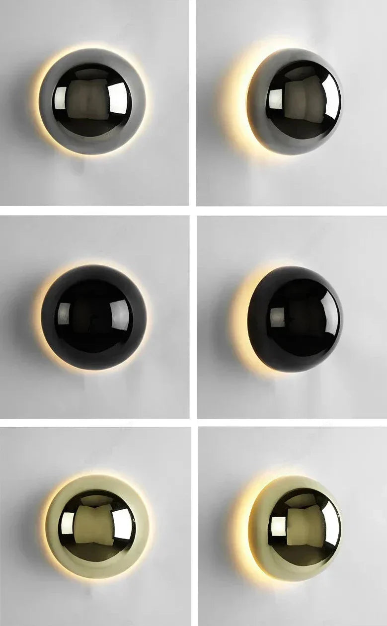 Lisslune | AuroraLume – Nordic Wall Lamp in Aluminium and Acrylic