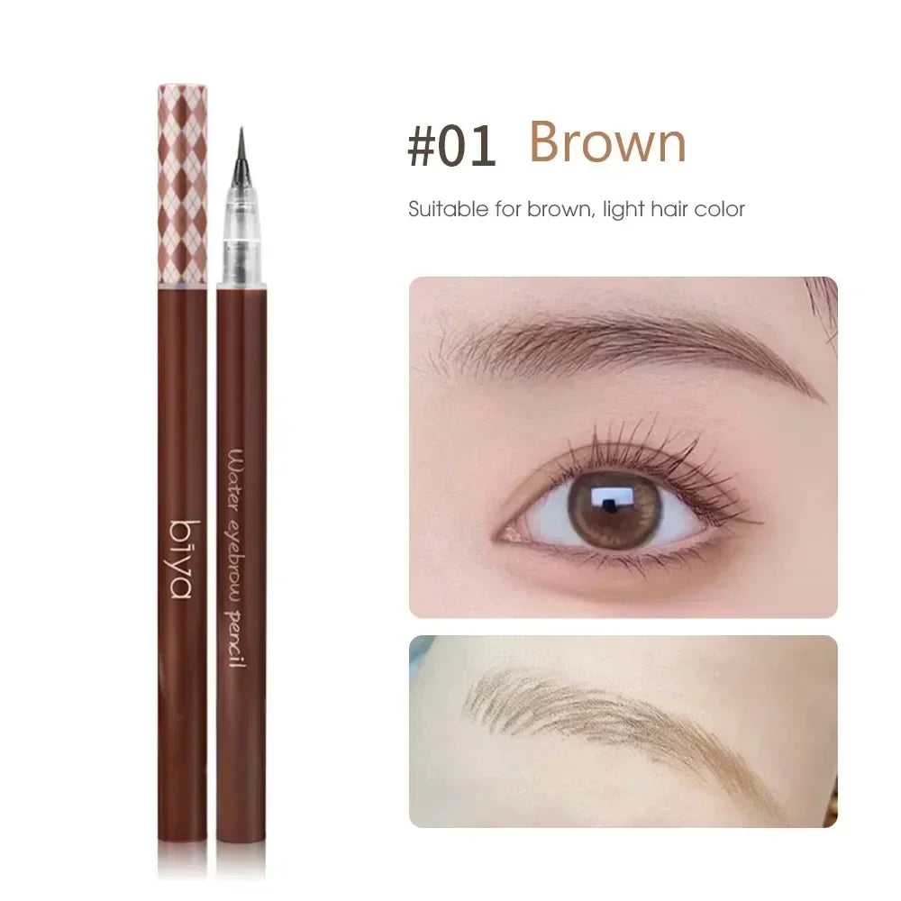 Rynx | 1PCS Waterproof Liquid Eye Cutter Easy to Color Sweatproof Eyebrow Pencil 0.01MM Ultra Thin Tip Eye Makeup Cosmetics