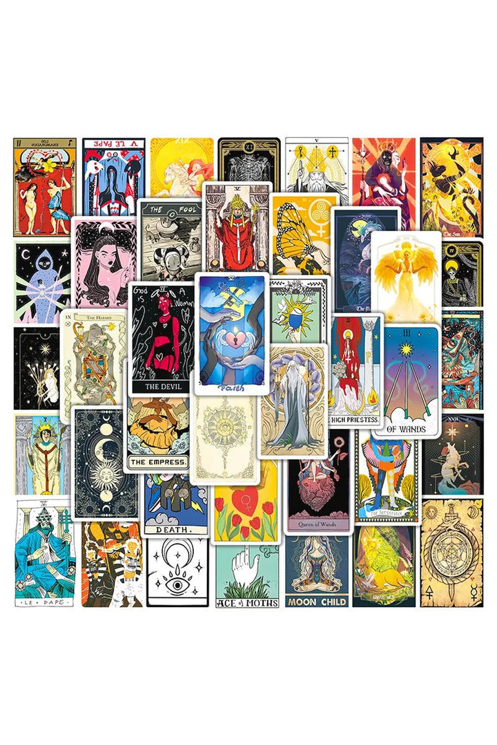 Lisslune | Tarot Doodle Scrapbooking Stickers