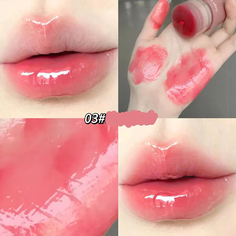 Rynx | Water Light Moisturizing Essence Lip Gloss Hydrating Nutrient-Rich Grape Purple Lip Tint Lipsticks Alternatives Korean Makeup Cosmetics