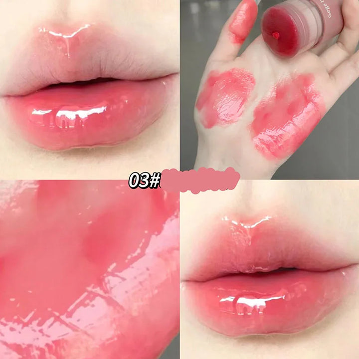 Rynx | Water Light Moisturizing Essence Lip Gloss Hydrating Nutrient-Rich Grape Purple Lip Tint Lipsticks Alternatives Korean Makeup Cosmetics
