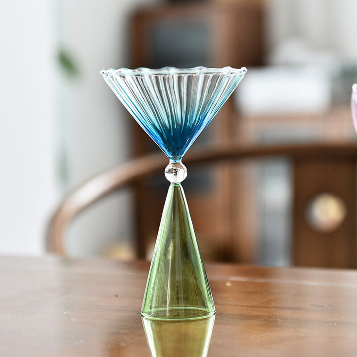 Lisslune | Tinted and textured cocktail glass