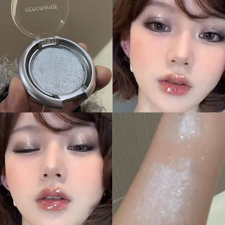 Lisslune | Light Shadow Highlighter Mashed Potato Diamond Shining High Gloss Paste Pearlescent Fine Flash Aufhellende Konturierungshighlights