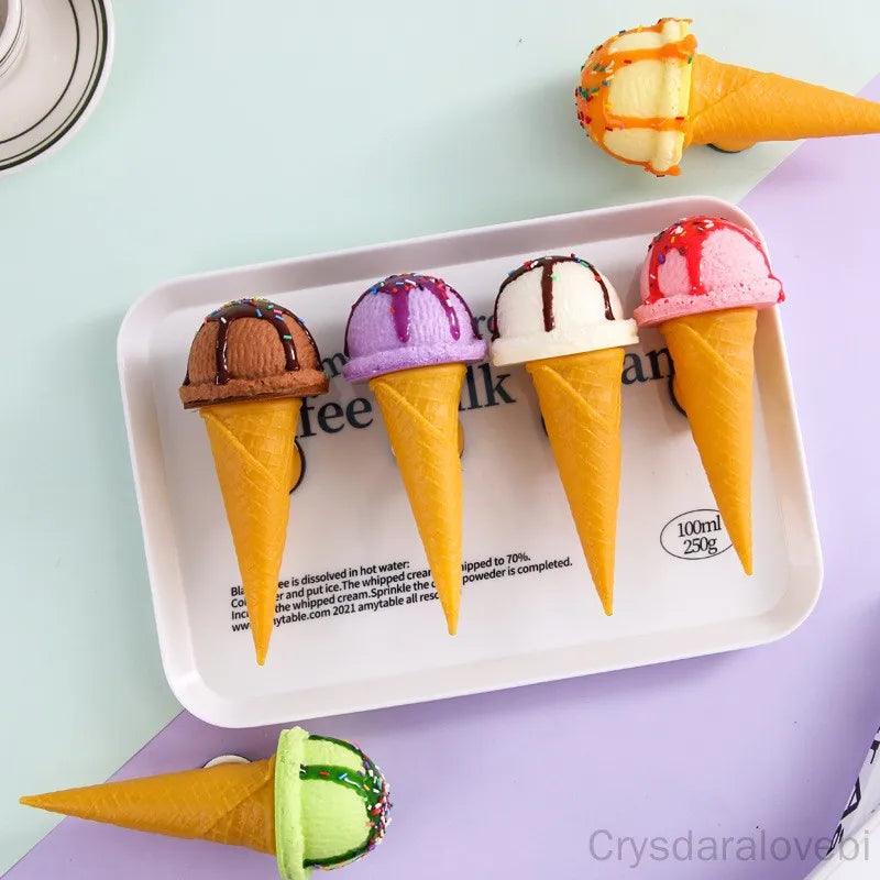 Lisslune | Summer Delight: 6-Piece Artificial Ice Decoration for Events and Displays