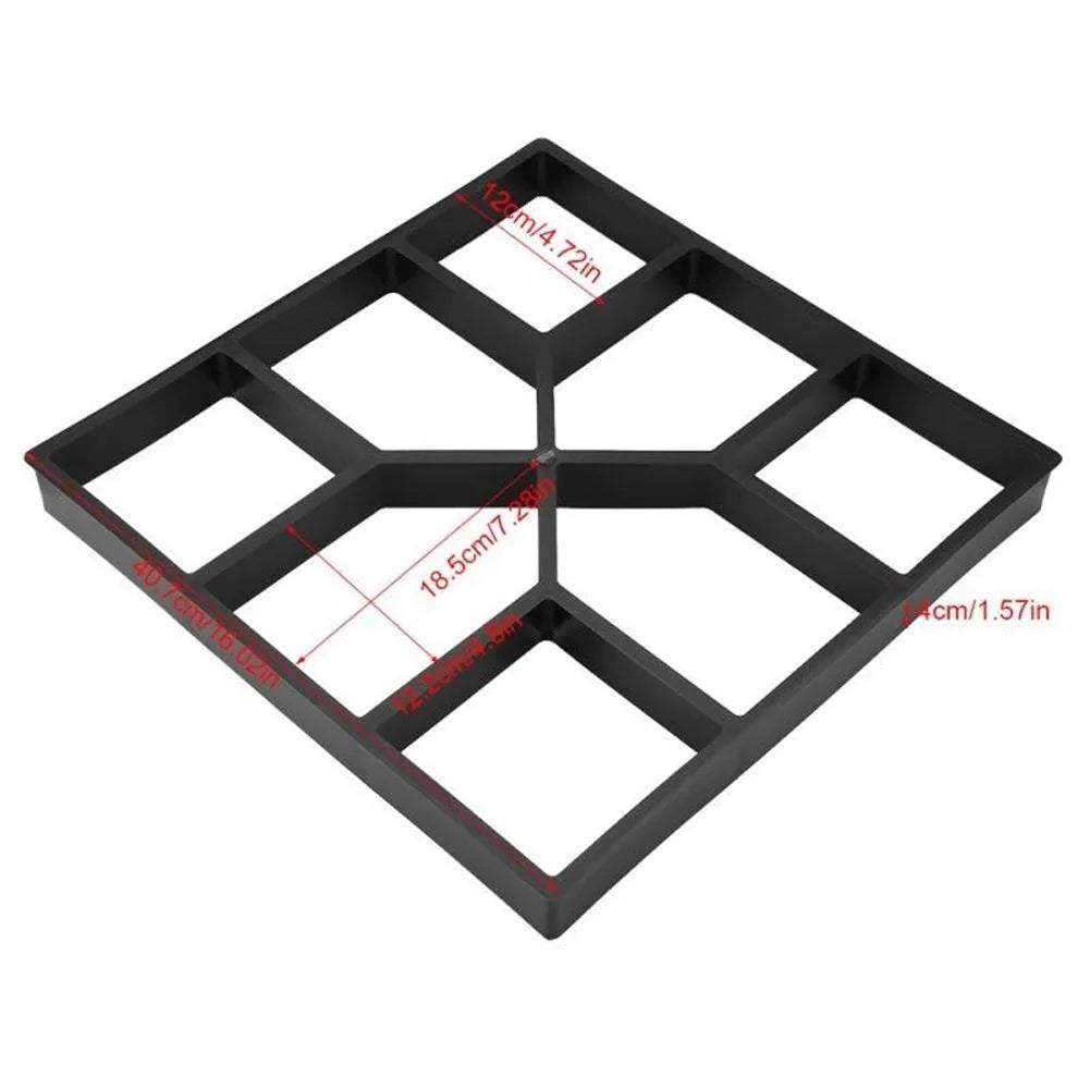 Lisslune | Versatile DIY concrete path mold for personalized garden paths and driveways