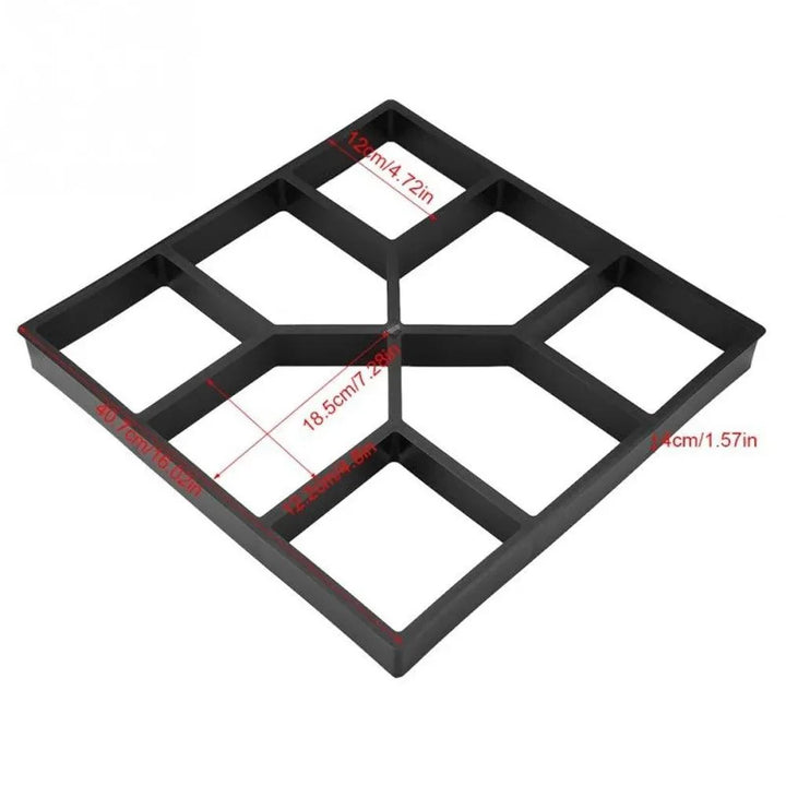 Lisslune | Versatile DIY concrete path mold for personalized garden paths and driveways