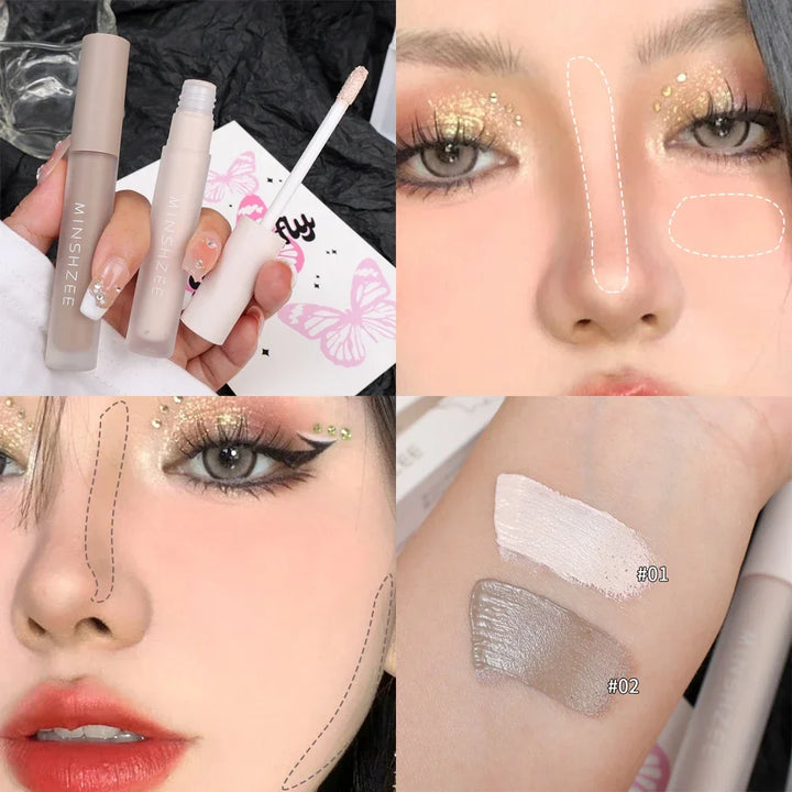 Rynx | Waterproof liquid contour pencil Matte highlighter nose shadow Long lasting brightening face bronzer contouring makeup cosmetics