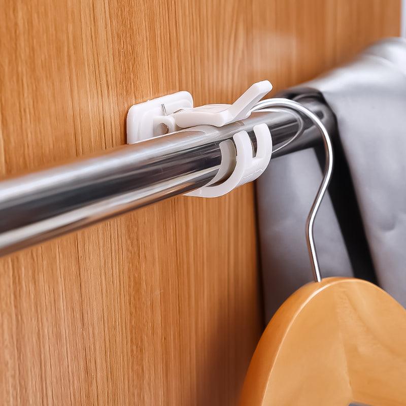 Lisslune | Robust waterproof curtain rod brackets with easy peel-and-stick installation