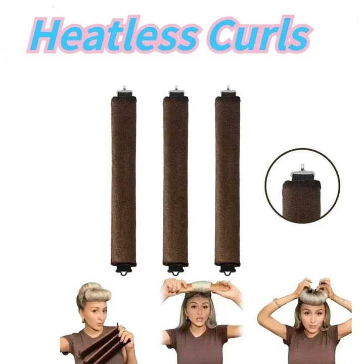 Rynx | Heat-free Curls Lazy Curly Products Women Hair Curling Wand Sleep Hairdresser Tools Curling Iron Hair Band Hair Curling Roller