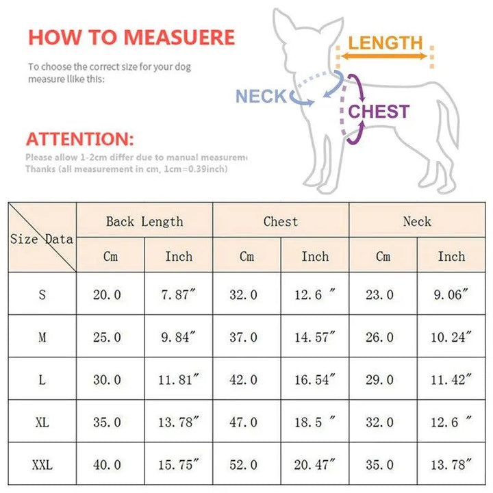 Lisslune | Cozy Plush Cute Bear Print Winter Sweater for Small Dogs & Puppies with Safe Buckle Closure
