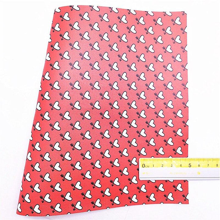 Lisslune | Red Sparkling Hearts & Dots DIY Jelly Leather Craft Kit