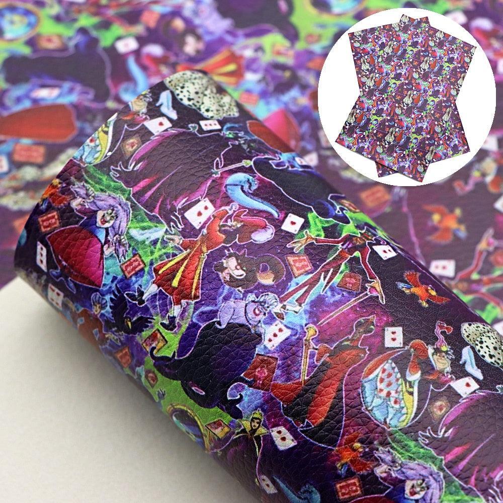 Lisslune | Playful Halloween Witch Synthetic Leather Craft Sheets Set - Creative Art Supplies