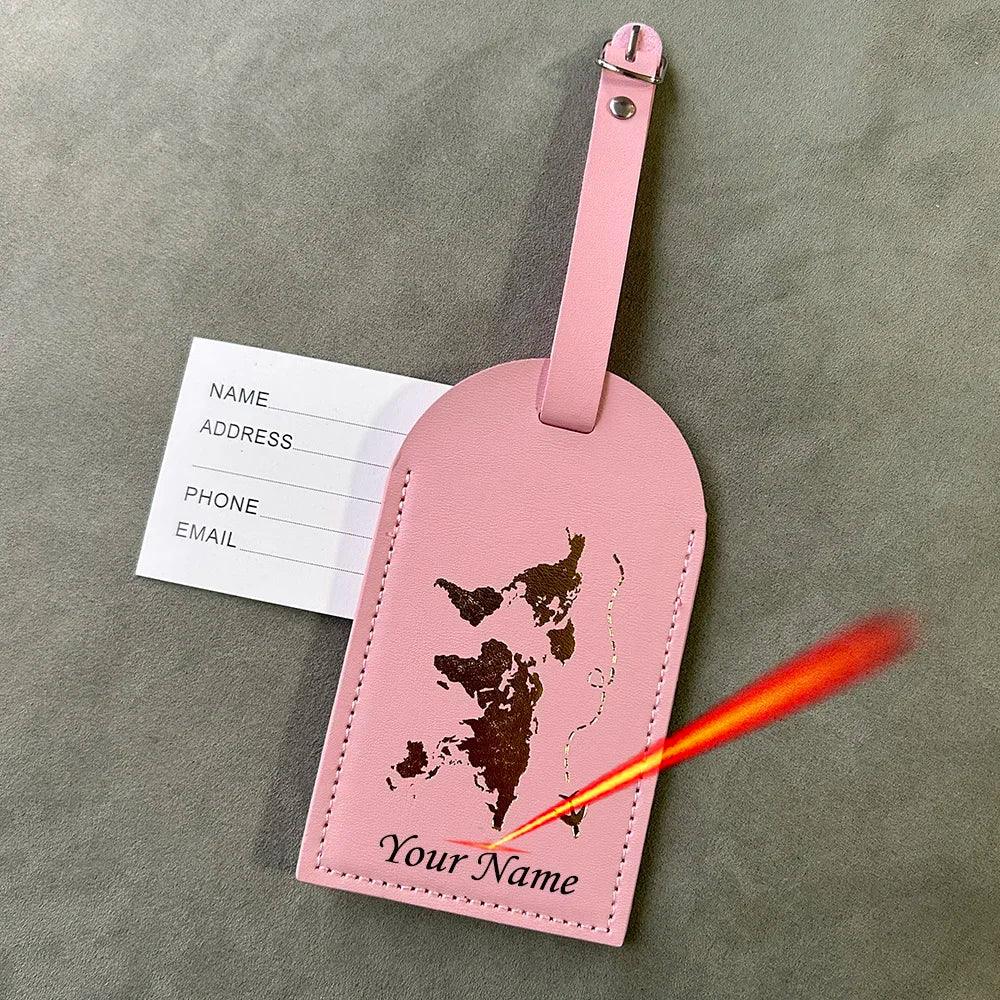 Lisslune | Custom engraved passport holder for adventurous couples - Elegant travel essential