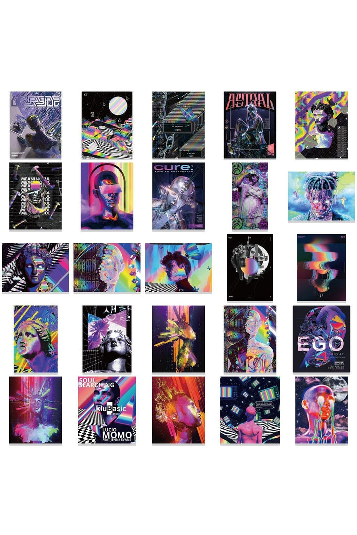 Lisslune | Graphic Art Sticker 10/30/50 pieces