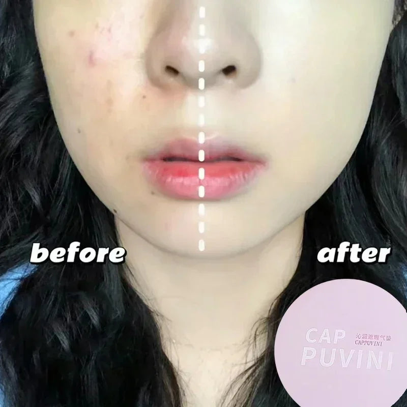Rynx | Face foundation Air Cushion CC Cream Waterproof Brightening Foundation Concealer Cream Women Base Makeup Face Korean Cosmetics