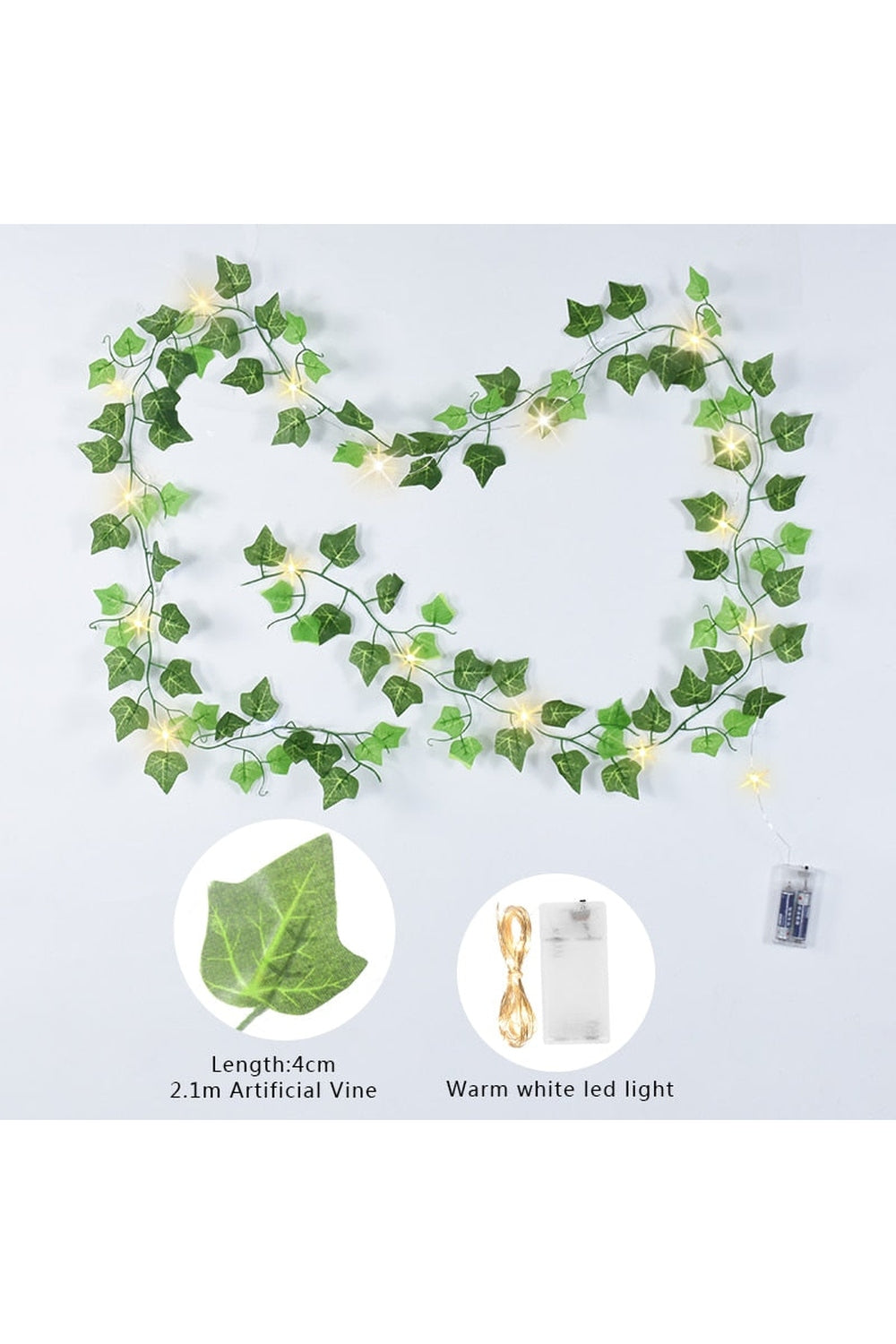 Lisslune | white rose light garland