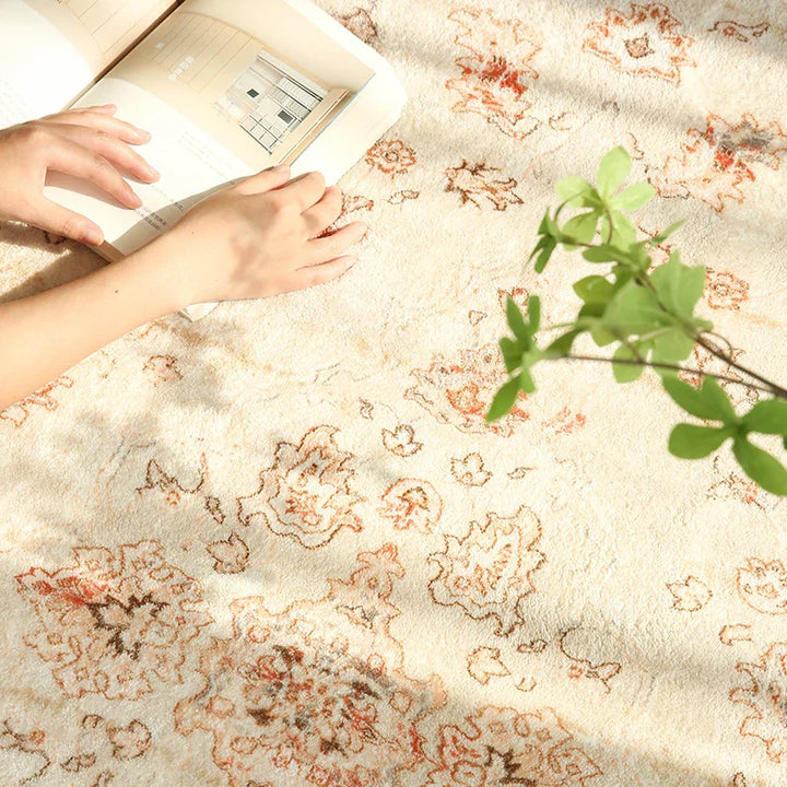 Rynx | Persian large living room rug Comfortable soft bedroom fluffy rug modern home decor aesthetic coffee table rugs IG
