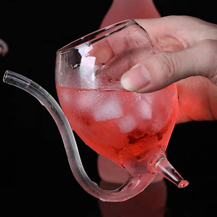 Lisslune | Elegant Curved Art-Inspired Cocktail Glass