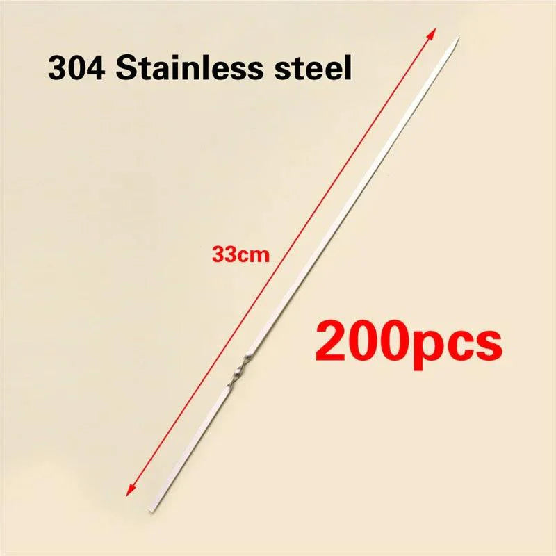 Lisslune | Ultimate Stainless Steel Skewer Set for Perfect Outdoor Grilling