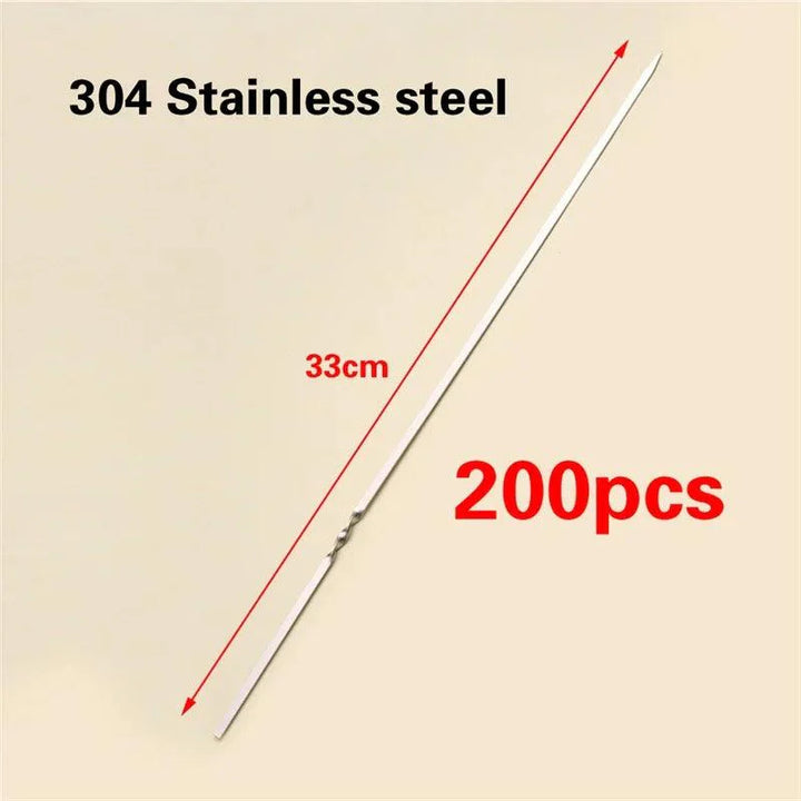 Lisslune | Ultimate Stainless Steel Skewer Set for Perfect Outdoor Grilling