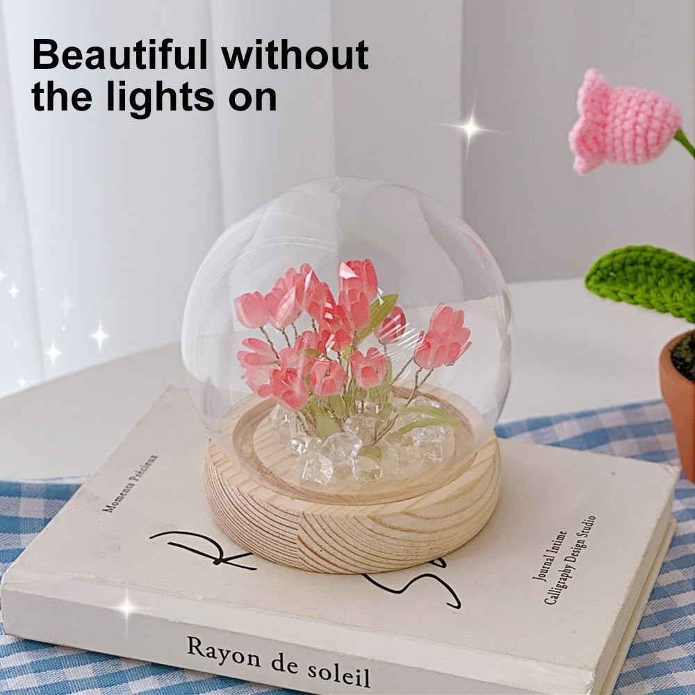 Lisslune | Shiny Tulip Handmade Night Lamp