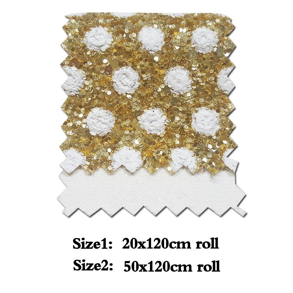 Lisslune | Sparkling Dreams: Chunky Dot Vinyl Fabric Roll for Creative Crafters