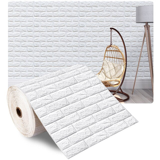 Lisslune | 3D Self-Adhesive Soft Brick Wall Stickers