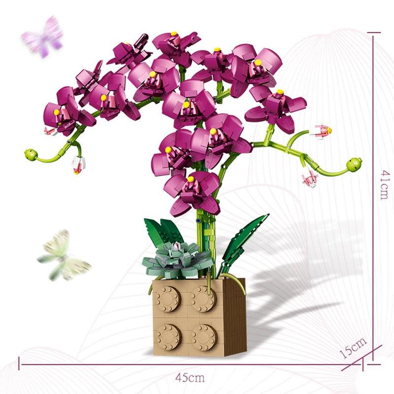 Lisslune | Create your own beautiful orchid bouquet with this DIY flower craft kit