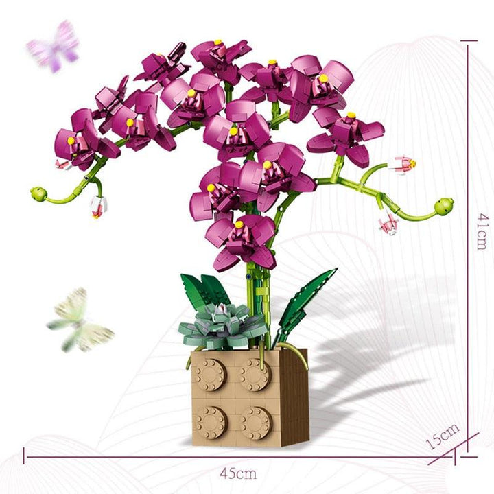 Lisslune | Create your own beautiful orchid bouquet with this DIY flower craft kit