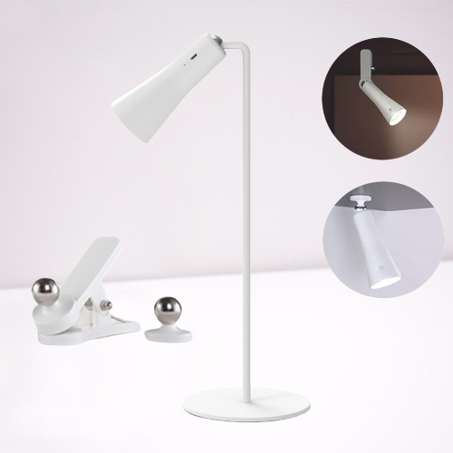 Lisslune | Shiny Orbit Rechargeable Rotating Desk Lamp