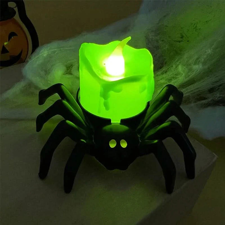 Lisslune | Halloween LED Skull & Spider Lamp – Spooky Home Decor