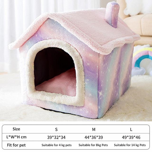 Lisslune | Luxurious Arctic Plush Travel Bed for Small Pets - Ultimate Comfort and Portability