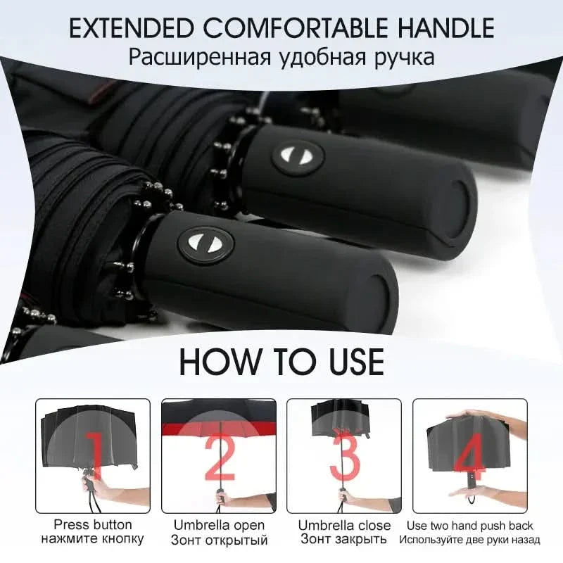 Lisslune | AutoShield – Automatic Large Umbrella