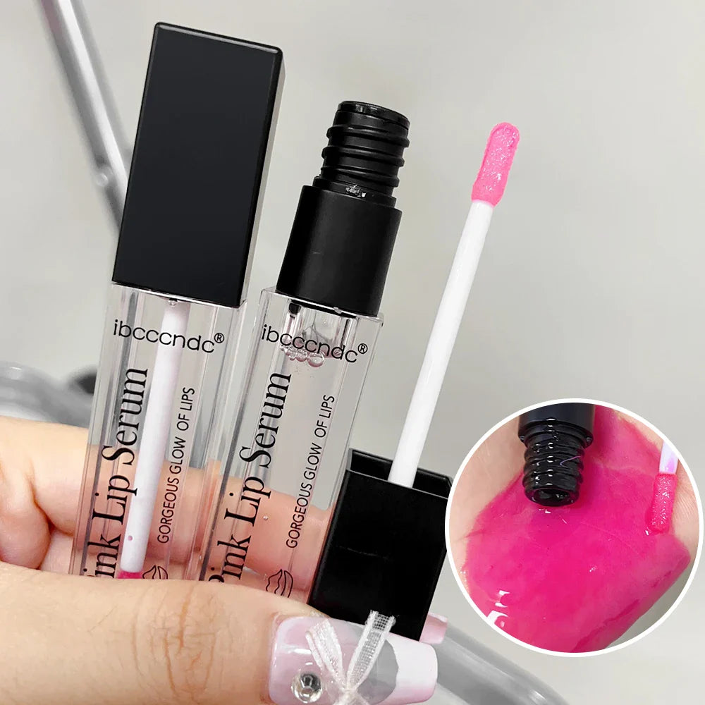Rynx | Color-changing Lip Oil Clear Nourishing Lip Gloss Long-lasting Moisture Repairs Fine Lines Lip Glow Oil Natural Pink Lip Care Makeup