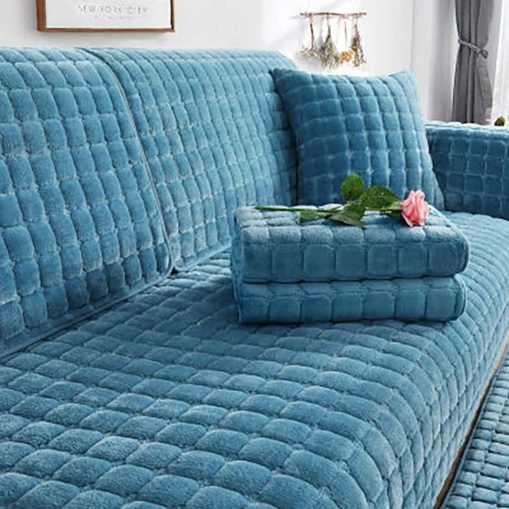 Lisslune | Cozy Soft Thick Plush Non-Slip Sofa Cover