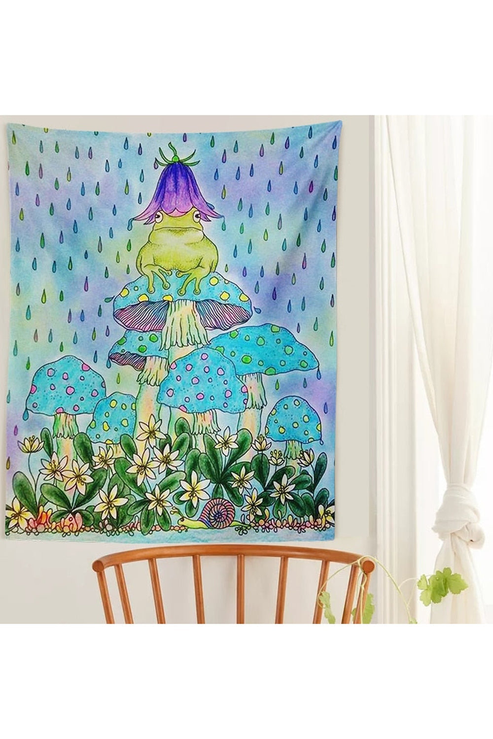 Lisslune | Frogs World Psychedelic Tapestry