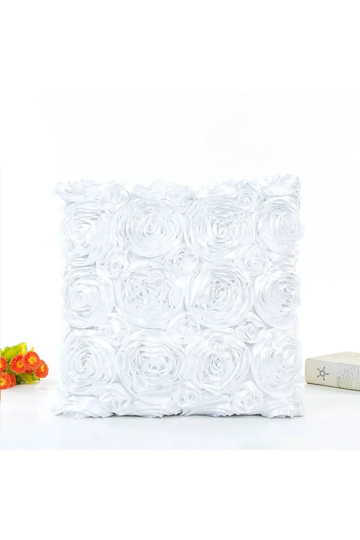 Lisslune | 3D Rose pillow cover