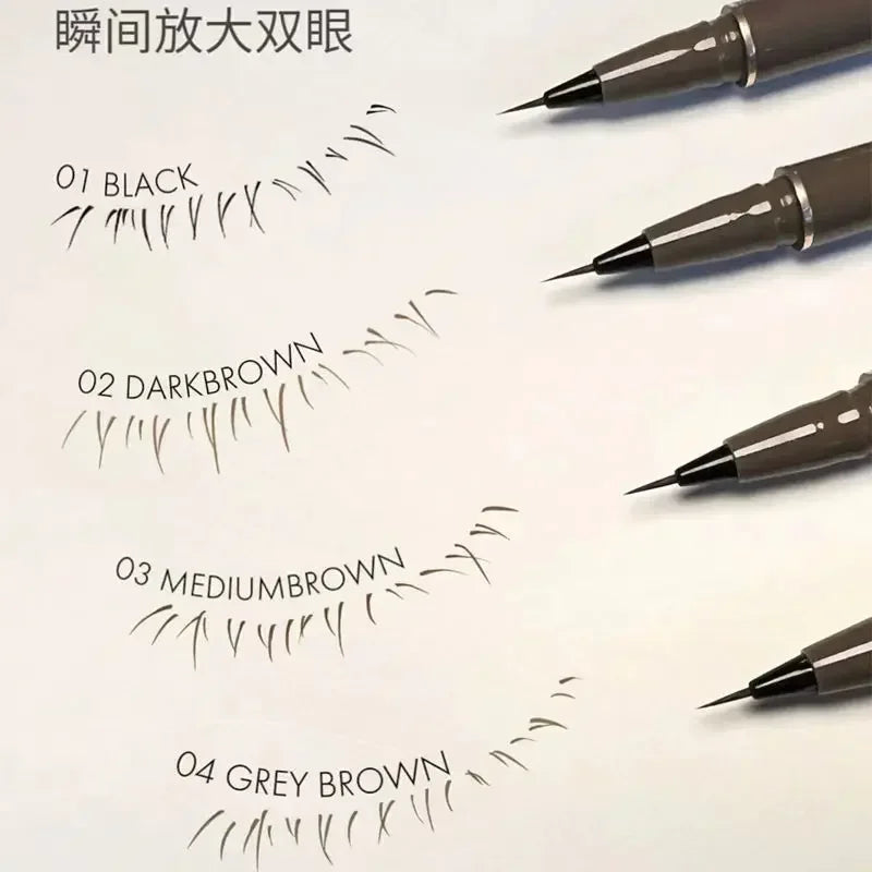Rynx | Ultra-fine head liquid eyeliner pen sweat-proof long-lasting lying silk worm pen matte black eyeliner under eyelashes makeup cosmetics